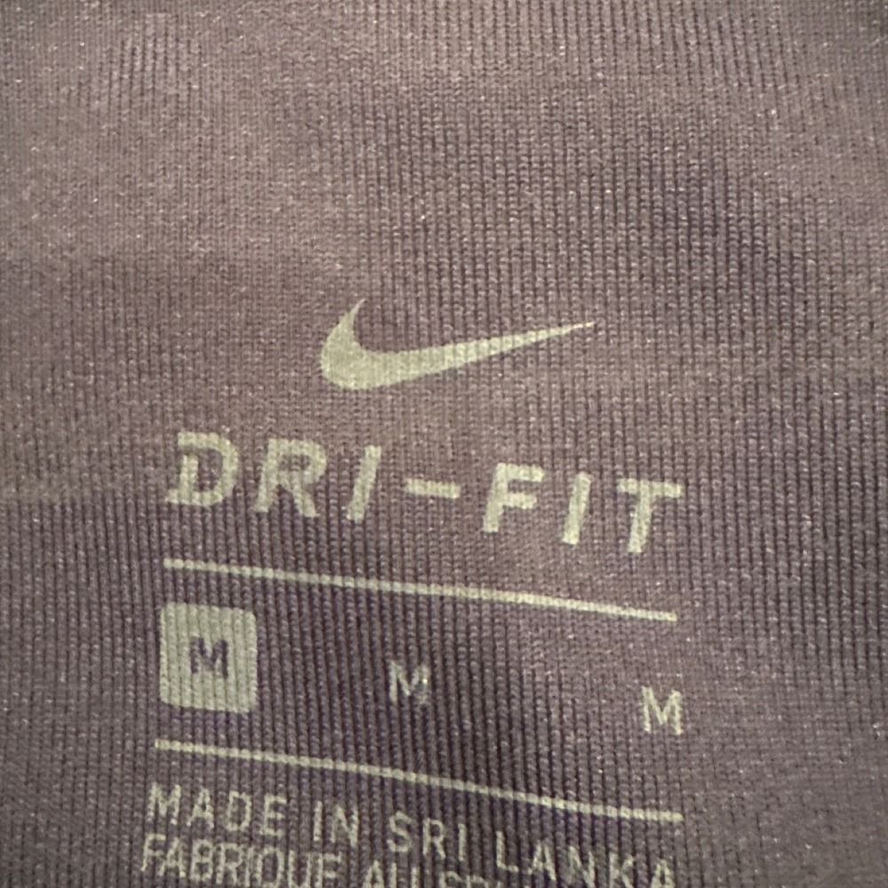 Nike Dri Fit Sports Bra Navy Blue‎ Just Do It Racerback Medium - Picture 4 of 4
